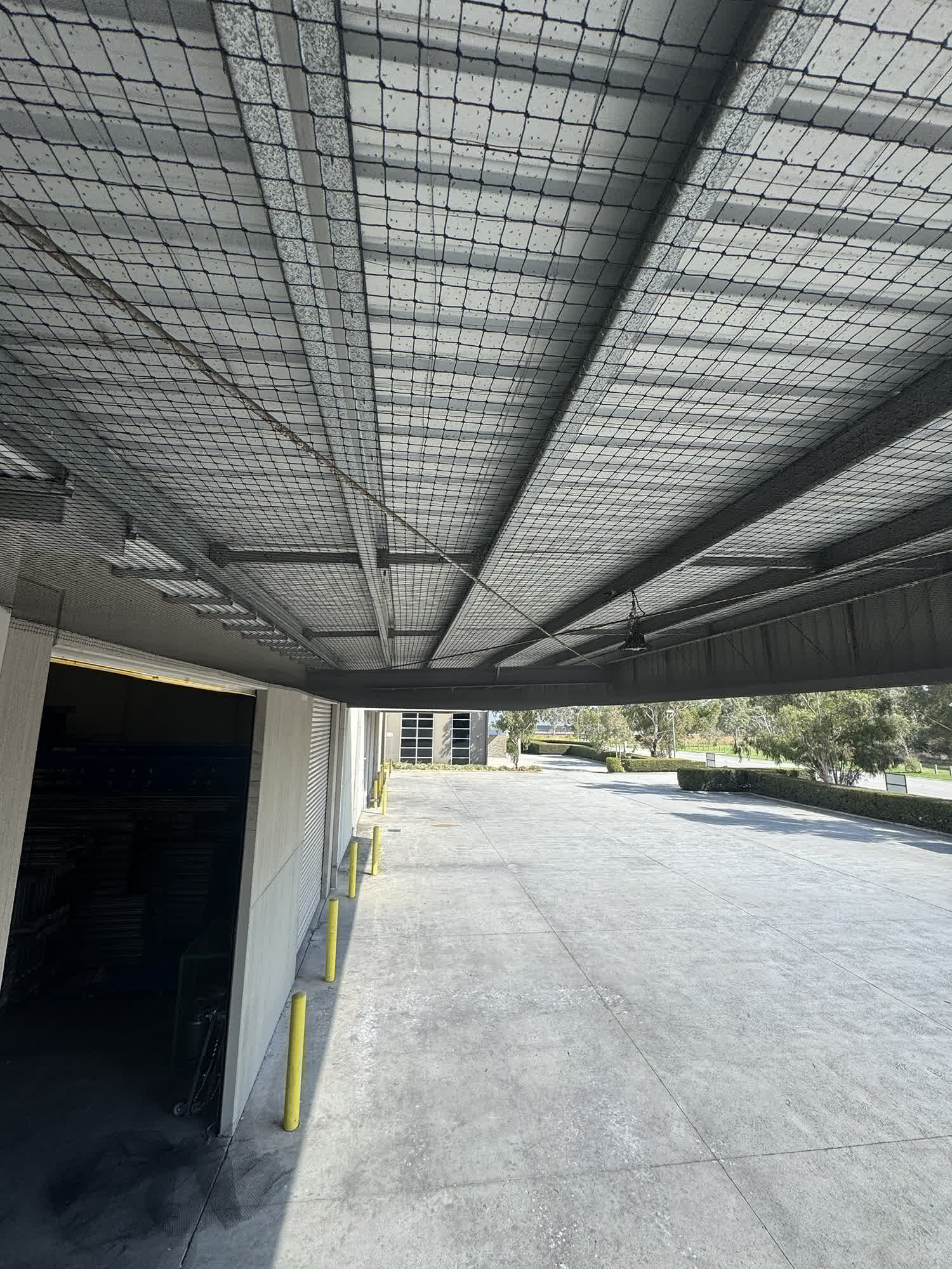 bird netting on commercial building melbourne