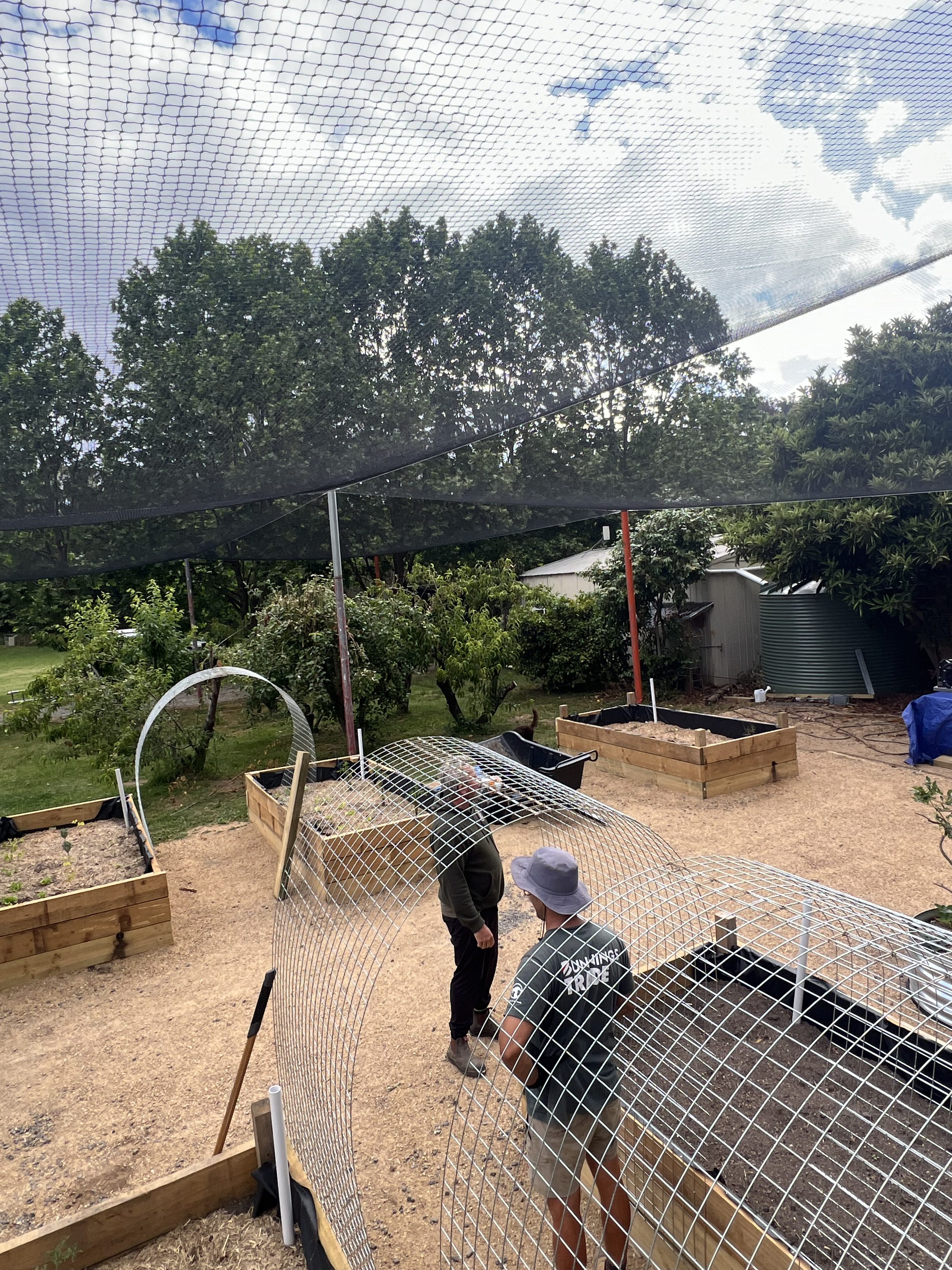 how to install bird netting