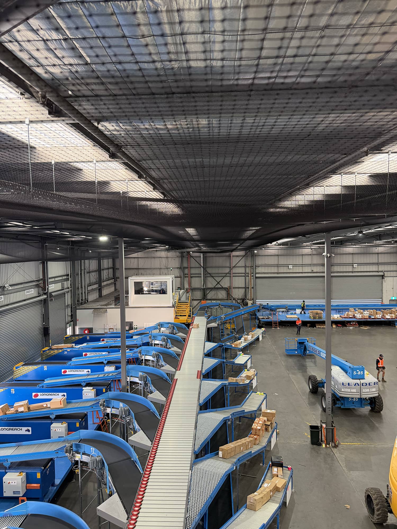 warehouse bird netting installation melbourne